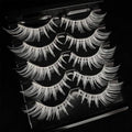 15MM White Fairy Eyelashes False Lashes for Cosplay & Natural Look - 5 Pairs