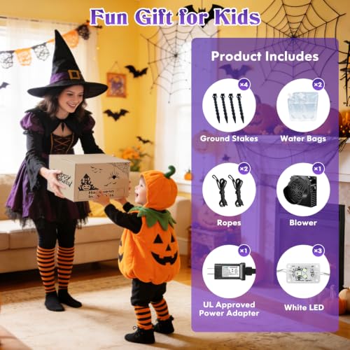 Danxilu 12FT Gaint Floating Halloween Witch Inflatable - Tall Outdoor Decor