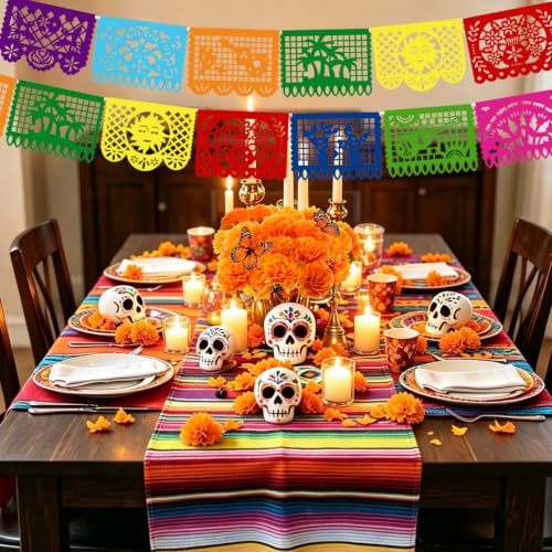 Dia De Los Muertos Decoration Set - Mexican Altar & Party Decor Kit