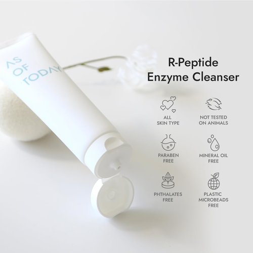 R Peptide Enzyme Cleanser - Gentle Hydrating Face Wash with Peptides & Enzymes | 3.3 fl oz for Sensitive Skin