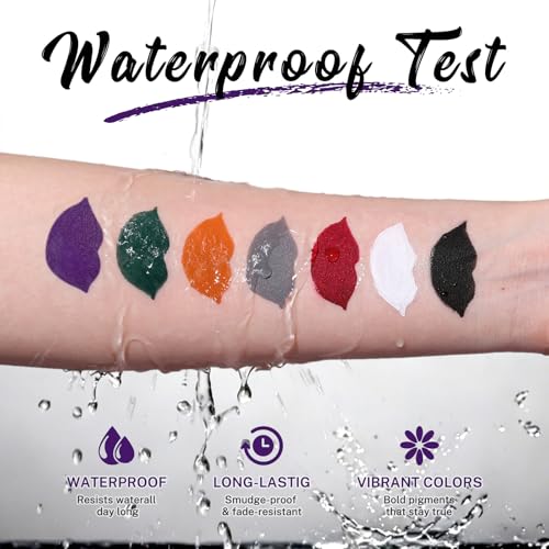 QiBest Halloween Lipstick Set 8Pcs Matte & Gloss Lip Colors - Variation 04