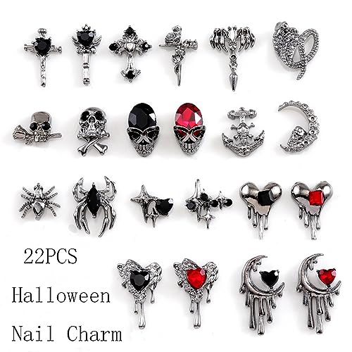 Halloween Nail Charms 3D Alloy Nail Art Decorations - Color7