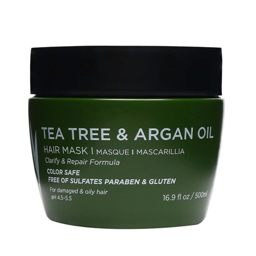 Luseta Tea Tree Oil Hair Mask - Hydrating & Moisturizing Treatment for Itchy Scalps | 16.9 oz