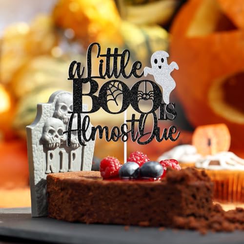 Halloween Ghost Baby Shower Cake Topper - First Birthday Decorations