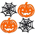 Halloween Coasters Set of 4 - Pumpkin Design Felt Drink Protectors