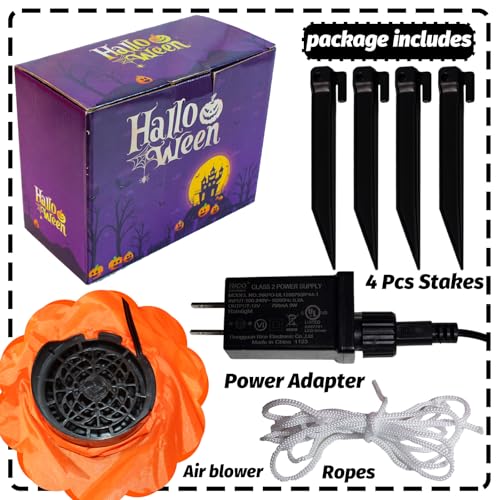 Gumwaqu Halloween Inflatable Pumpkin Yard Decoration - Mouse Theme, 39.5 Inch, Gift Box Included