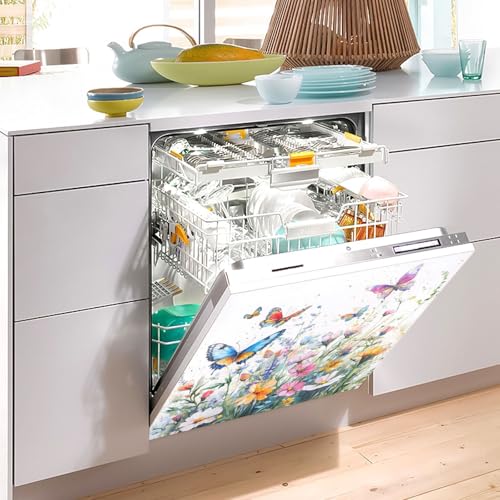 Magnetic Dishwasher Cover Panel A1 - Reusable Trimmable Kitchen Decor 23x26 Inch