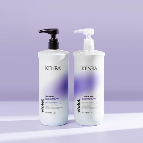 Kenra Violet Conditioner - Eliminates Brassy Tones | Purple Pigment for Vibrant Blonde & Gray Hair