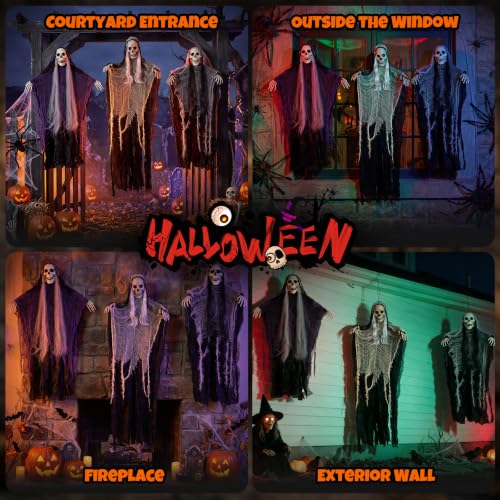 Halloween Hanging Ghost Decorations Outdoor & Indoor Spooky Haunted House Decor