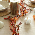 Berry Garland with Lights - Fall 6.5FT Battery Operated Fairy Lights with Remote