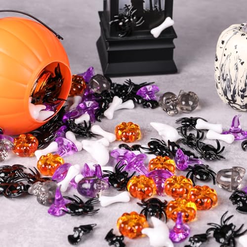 Halloween Vase Fillers Set - 180-200 Acrylic Decorations for Party & DIY Decor