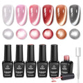 Beetles Cat Eye Gel Nail Polish Set - Porcelain Glow Variation 0-0-0