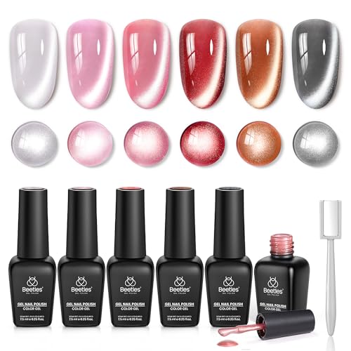 Beetles Cat Eye Gel Nail Polish Set - Porcelain Glow Variation 0-0-0