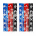 Spider Web Foil Fringe Curtain Backdrop for Halloween & Party Decorations - 2 Pack