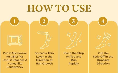 MOOM Organic Hair Removal Wax Kit - Sugar Wax with Cucumber & Green Tea, Body Wax Kit for Bikini & Leg - 3 oz Jar with 18 Reusable Wax Strips & 6 Applicator Sticks - Ideal for Sensitive Skin - 2 Pack