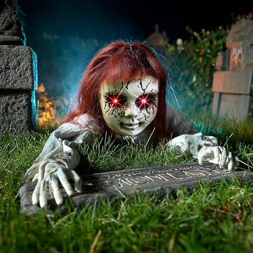Zombie Groundbreaker Halloween Animatronic Decoration - Scary Outdoor Doll