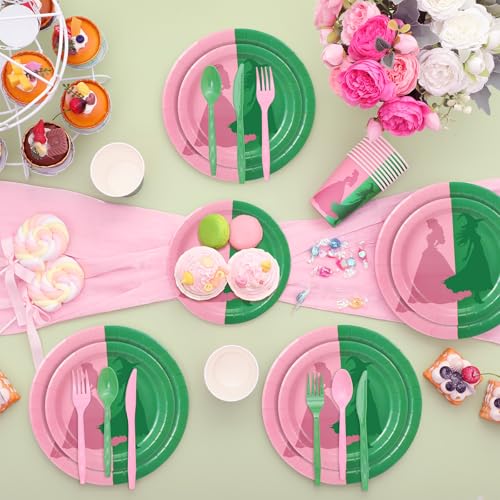 Halloween Witch Party Disposable Paper Plates Set for Themed Celebrations