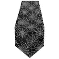 Double-Sided Halloween Spider Web Table Runner 18x72 Inches for Wedding & Party Decor