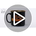 Peanuts Halloween Camper Mug - 20oz Ceramic Pumpkin Patch Coffee Cup - Happy Halloween Variation