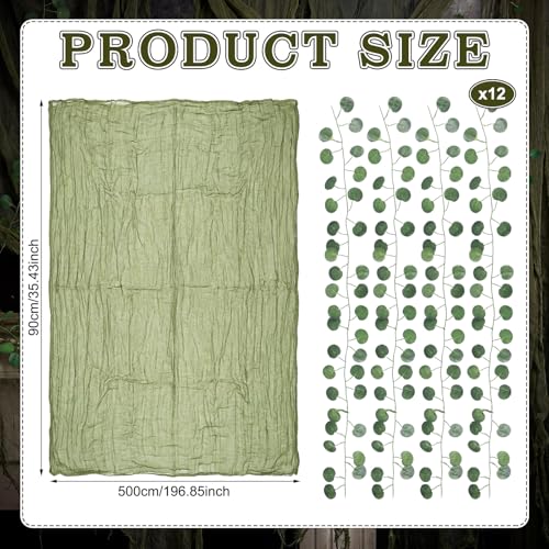 Halloween Green Monster Creepy Cloth & Backdrop Set - Spooky Party Decorations