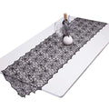 Black Lace Spiderweb Table Runner 71" x 17" Halloween Party Decor