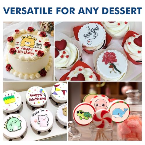 Edible Frosting Sheets 25pcs A4 Food-Grade Cake Decoration Printable