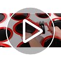 Black and Red Birthday Party Supplies Set for 50 Guests - Includes Plates, Napkins & Cutlery - Variation: 200pcs Black and Red Plates