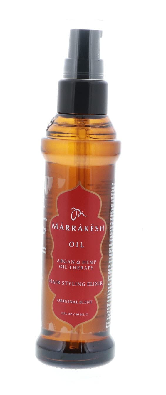 Ula-Style Marrakesh Oil Hair Styling Elixir - Nourishing Formula for Smooth, Shiny Hair | 2 Oz