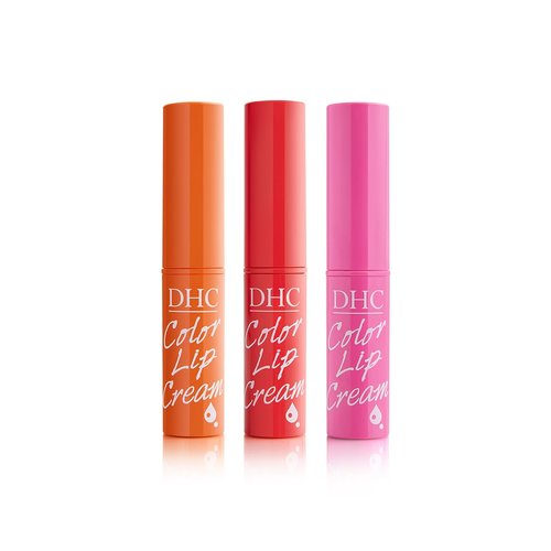 DHC Color Lip Cream - Hydrating & Long-Lasting Formula | Set of 3 Vibrant Shades