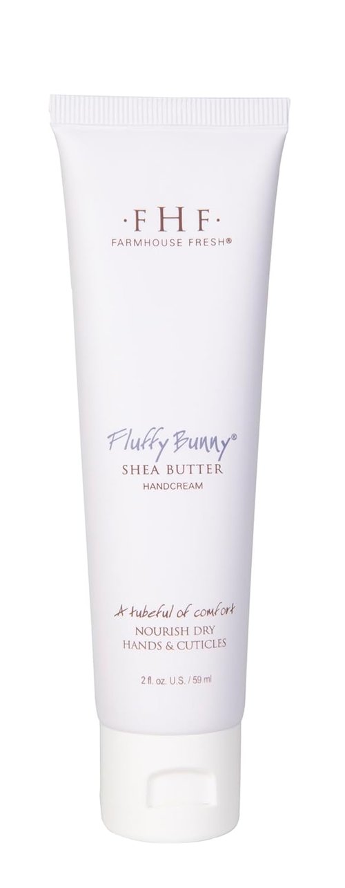 FarmHouse Fresh Fluffy Bunny Hand Cream - Lavender Mint Scent, 2 Fl. Oz. of Moisturizing Shea Butter