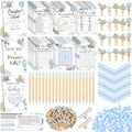 Blue Airplane Baby Shower Game Set 476 Pieces - Baby & Toddler Activity Supplies