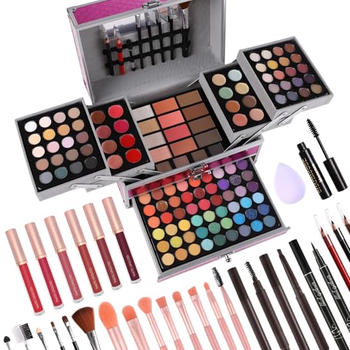 All-in-One Makeup Gift Set for Women & Girls - Cerise Edition