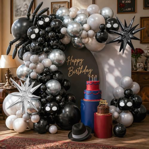 Balloon Arch Kit 130Pcs Superhero Spider Halloween Party Decorations