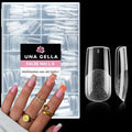 Medium Square Soft Gel Nail Tips 216pcs - No Trace, Long Lasting, Easy DIY Manicure