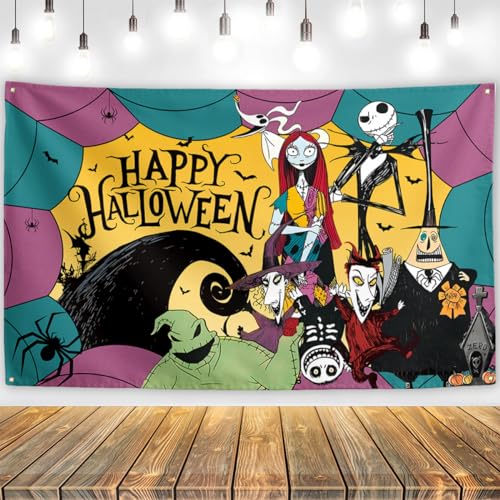 Halloween Backdrop 71x43 Inch Spooky Scene for Photography & Party Decor