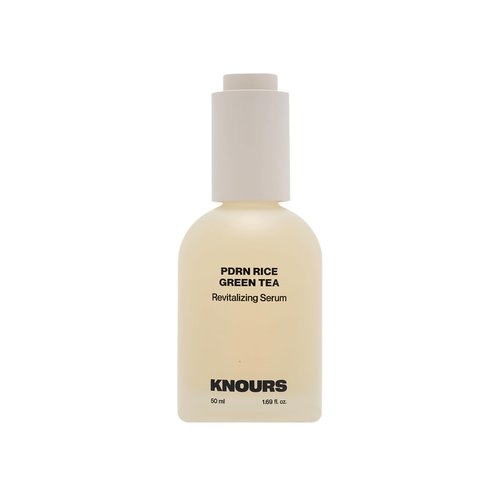KNOURS. PDRN Rice & Green Tea Revitalizing Serum with Rice PDRN, Green Tea, Niacinamide & Hyaluronic Acid, Nourished, Dewy, Radiant Skin 50ml