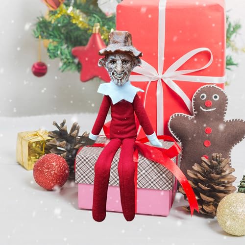 Creepy Goblin Elf Decoration - Halloween & Christmas Horror Ornament - 35cm - Handmade Spooky Figurine - Variation: Creepy Goblin Elf