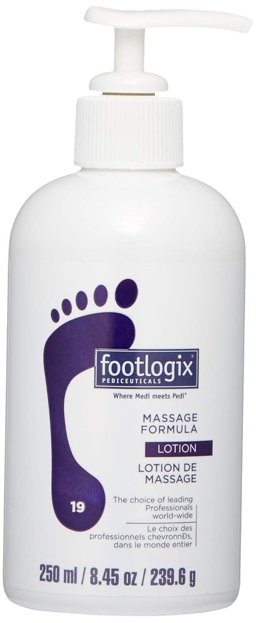 Footlogix Massage Formula Lotion - Deep Moisturizing Relief for Tired Feet | 8.45 oz