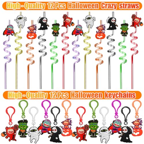 Halloween Party Favors Set - 453PCS Trick or Treat Goodie Bags & Decorations - Kids Classroom Prizes & Gifts