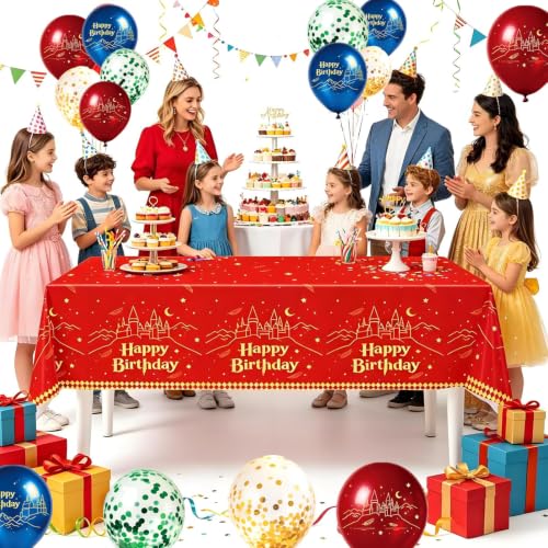 Wizard Magic Birthday Party Supplies Set Blue Theme 126 - Complete Celebration Pack