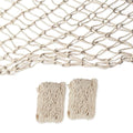 2 Pack Nautical Cotton Fish Net Decorations - 4x6.6 Ft Beach & Party Backdrop (Variation 2)