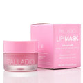 Palladio Lip Mask - Intense Overnight Moisturizer for Nourishing Dry Lips | Hydrating Shea Butter & Sweet Cherry