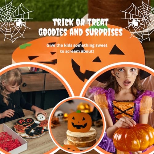 Halloween Pumpkin Napkins - 100-Count PUMPKIN Shape 3-Ply Disposable Paper Party Napkins