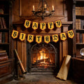 Magical Wizard Birthday Banner for Halloween Party - Pre-Strung Decor