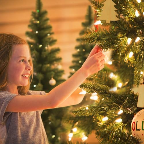 Battery Christmas Lights 8 Pack Mini LED String Lights - Warm White, 8 Modes