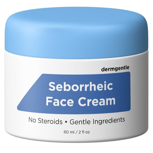 Seborrheic Dermatitis Face Cream by [Brand Name] - Hydrating & Barrier-Supporting Formula with MCT Oil & Squalane - Gentle Moisturizer for Face, Scalp & Body