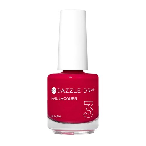Dazzle Dry Nail Lacquer (Step 3) - The Duchess - A bright strawberry pink. Full coverage cream. (0.5 fl oz)