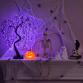 Halloween Mantle Decorations Set - 34 Pieces Haunted Fireplace & Tabletop Decor
