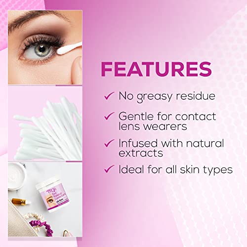 Andrea EyeQ Oil-Free Eye Makeup Correctors Pre-Moistened Swabs - 50 Count - Variation 1
