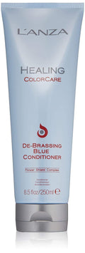 L'ANZA Healing ColorCare Ultra De-Brassing Professional Blue Conditioner, Color Toning Haircare to Eliminate Unwanted Brassiness, Sulfate-free Formula (8.5 Fl Oz)